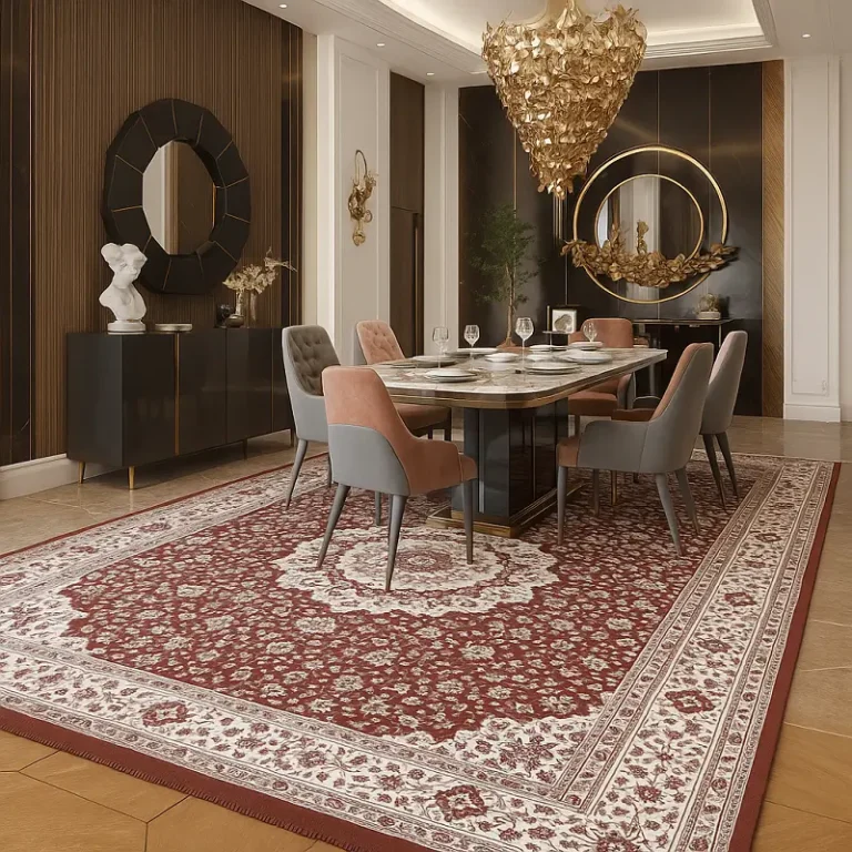 Area Rugs in Dining Room