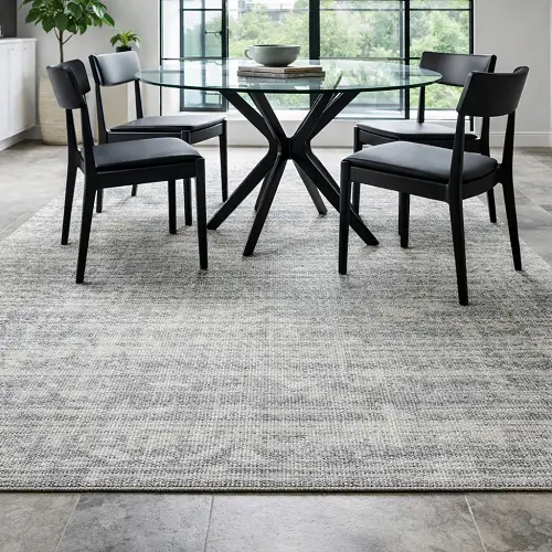 Brown & Cream Geometric Hand-Tufted Wool Rugs for Stylish Living Room Interiors (2)