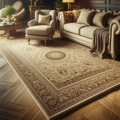 Cotton Brocade Carpets