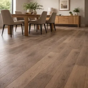 Hickory Hardwood Flooring Modern Dining Interior