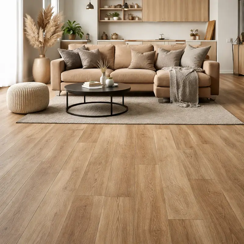 PVC Vinyl flooring in Living Area