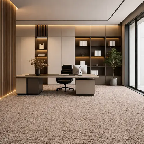 Polyester Frieze Carpet in Office