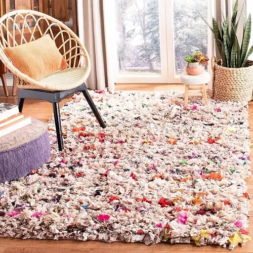 Shaggy Rag Rug