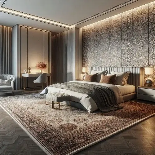 Synthetic Brocade Carpets