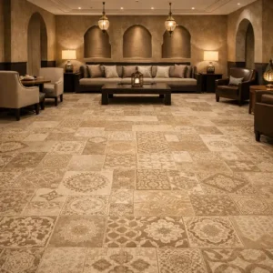 Patterned SPC Sheet Flooring