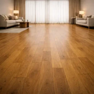 Solid Hardwood Flooring warm oak living room modern interior
