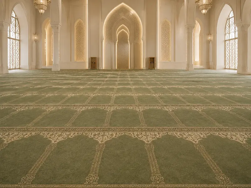 Mosque prayer-hall carpet in Dubai